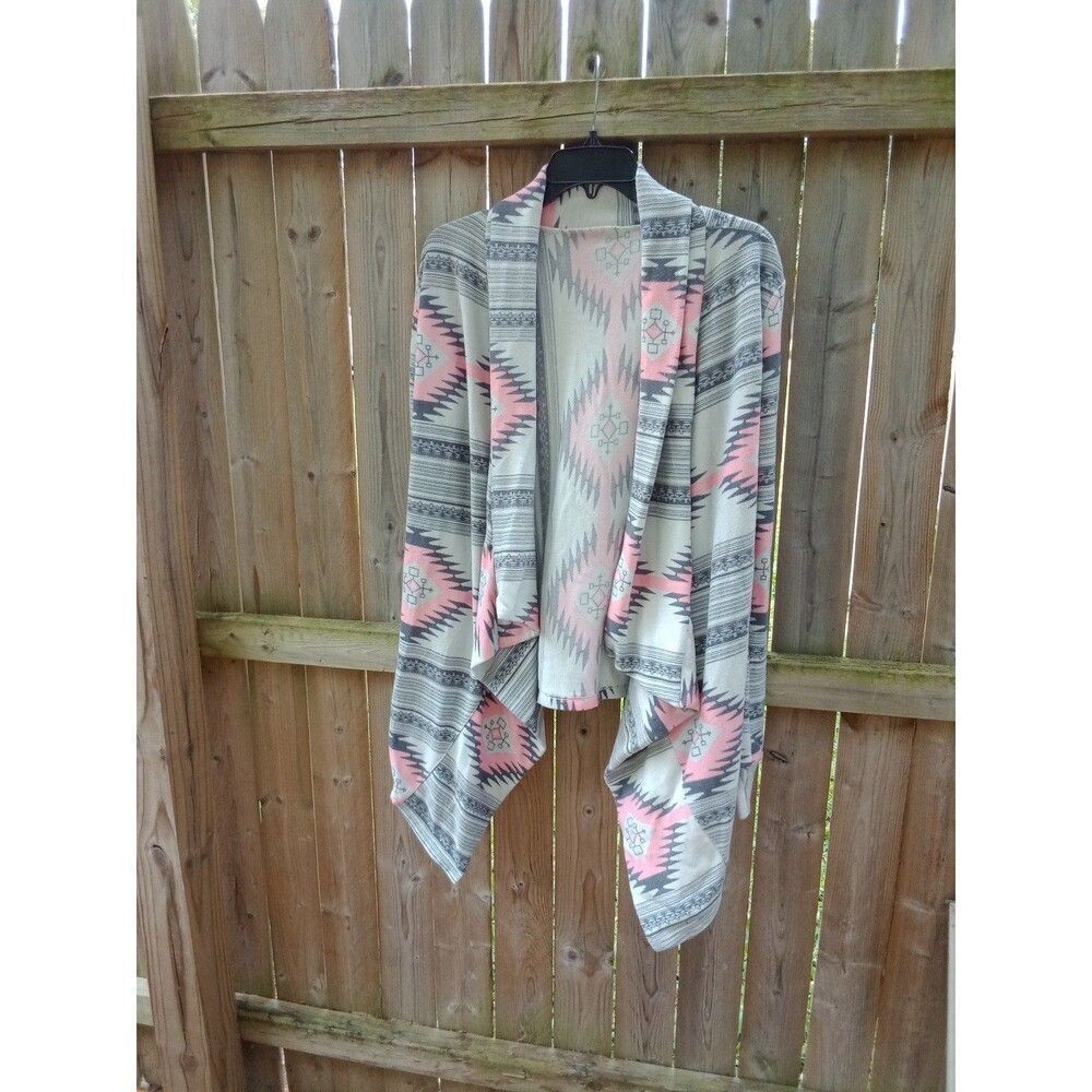 Sweater Cardigan southwestern pattern women's large